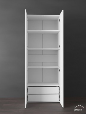 Шкаф Linnea MHR-2PO-4 2050х800х510 (Белый-М 11.1.1) в Верхней Пышме - verhnyaya-pyshma.ok-mebel.com | фото 5