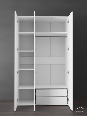 Шкаф Linnea MHR-3PO-2 2050х1200х510 (Белый-М 11.1.2) в Верхней Пышме - verhnyaya-pyshma.ok-mebel.com | фото 6