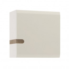 Шкаф навесной 1D/TYP 65, LINATE ,цвет белый/сонома трюфель в Верхней Пышме - verhnyaya-pyshma.ok-mebel.com | фото 2