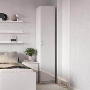 Шкаф ПЕГАС однодверный, цвет белый в Верхней Пышме - verhnyaya-pyshma.ok-mebel.com | фото 4
