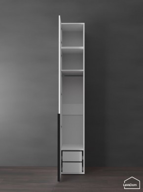 Шкаф с антресолью Linnea MHR-1A-3 2450х400х510 (Белый-М 11.1.2) в Верхней Пышме - verhnyaya-pyshma.ok-mebel.com | фото 5