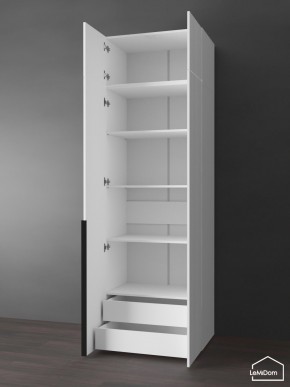 Шкаф с антресолью Linnea MHR-2A-4 2450х800х510 (Белый-М 11.1.1) в Верхней Пышме - verhnyaya-pyshma.ok-mebel.com | фото 5