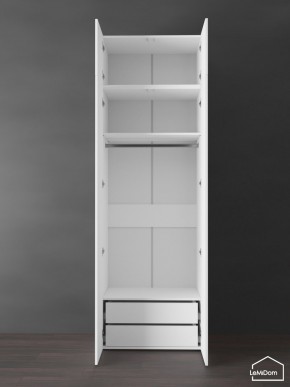 Шкаф с антресолью Linnea MHR-2POA-3 2450х800х510 (Белый-М 11.1.2) в Верхней Пышме - verhnyaya-pyshma.ok-mebel.com | фото 5