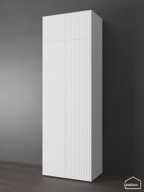 Шкаф с антресолью Linnea MHR-2POA-4 2450х800х510 (Белый-М 11.1.2) в Верхней Пышме - verhnyaya-pyshma.ok-mebel.com | фото