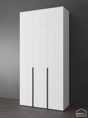 Шкаф с антресолью Linnea MHR-3A-1 2450х1200х510 (Белый-М 11.1.2) в Верхней Пышме - verhnyaya-pyshma.ok-mebel.com | фото