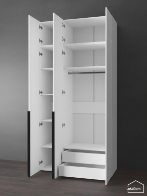 Шкаф с антресолью Linnea MHR-3A-2 2450х1200х510 (Белый-М 11.1.2) в Верхней Пышме - verhnyaya-pyshma.ok-mebel.com | фото 5