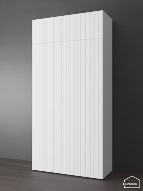 Шкаф с антресолью Linnea MHR-3POA-2 2450х1200х510 (Белый-М 11.1.2) в Верхней Пышме - verhnyaya-pyshma.ok-mebel.com | фото