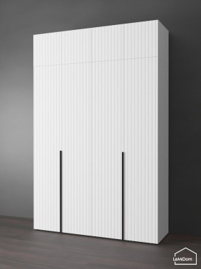 Шкаф с антресолью Linnea MHR-4A-2 2450х1600х510 (Белый-М 11.1.2) в Верхней Пышме - verhnyaya-pyshma.ok-mebel.com | фото