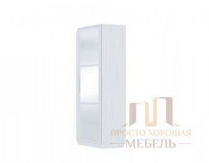 Шкаф угловой Николь 1 с зеркалом в Верхней Пышме - verhnyaya-pyshma.ok-mebel.com | фото 1