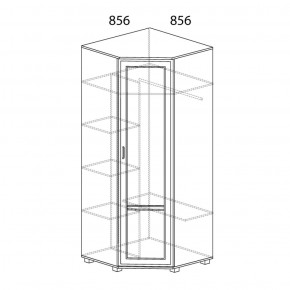 Шкаф угловой №243 Белла в Верхней Пышме - verhnyaya-pyshma.ok-mebel.com | фото 2