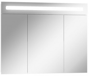 Шкаф-зеркало Аврора 90 с подсветкой LED Домино (DV8011HZ) в Верхней Пышме - verhnyaya-pyshma.ok-mebel.com | фото