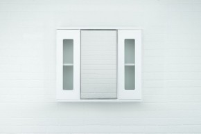 Шкаф-зеркало Кристалл 80 АЙСБЕРГ (DA1804HZ) в Верхней Пышме - verhnyaya-pyshma.ok-mebel.com | фото 4