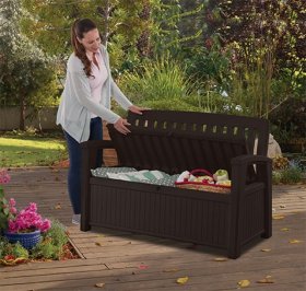 Скамья Patio Bench коричневый в Верхней Пышме - verhnyaya-pyshma.ok-mebel.com | фото 2