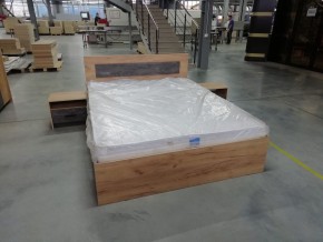 Спальный гарнитур МСП-1 (Дуб золотой/Камень темный) 1600 в Верхней Пышме - verhnyaya-pyshma.ok-mebel.com | фото 17