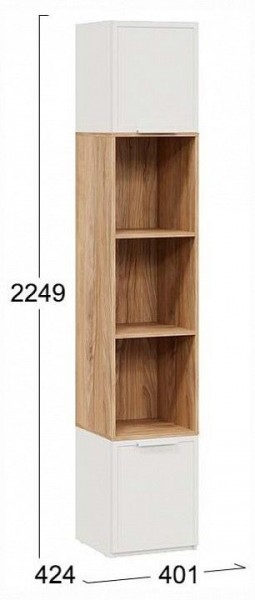 Стеллаж комбинированный Стелла в Верхней Пышме - verhnyaya-pyshma.ok-mebel.com | фото 4