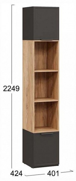Стеллаж комбинированный Стелла в Верхней Пышме - verhnyaya-pyshma.ok-mebel.com | фото 4