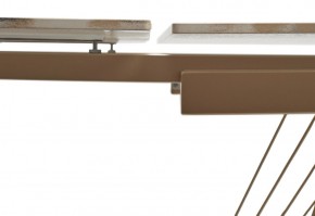 Стол ACERRA NEW 160 GLOSS GRAND JADE SOLID CERAMIC/ каркас цвета шампань, ®DISAUR в Верхней Пышме - verhnyaya-pyshma.ok-mebel.com | фото 7