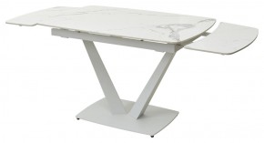 Стол ALATRI 120 GLOSS STATUARIO WHITE SOLID CERAMIC / WHITE, ®DISAUR в Верхней Пышме - verhnyaya-pyshma.ok-mebel.com | фото 9