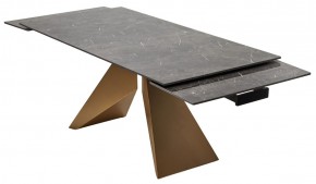 Стол ALES 180 BLACK GRAVE SOLID CERAMIC, керамика / бронзовый, ®DISAUR в Верхней Пышме - verhnyaya-pyshma.ok-mebel.com | фото 9