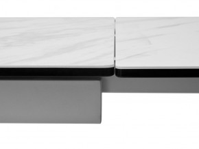 Стол BELLUNO 160 MARBLES KL-99 Белый мрамор матовый, итальянская керамика/ белый каркас, ®DISAUR в Верхней Пышме - verhnyaya-pyshma.ok-mebel.com | фото 9