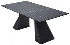 Стол БОГАРТ 200 TITANIUM BLACK PULIDO, керамика / Черный М-City в Верхней Пышме - verhnyaya-pyshma.ok-mebel.com | фото 5