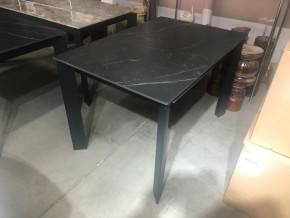 Стол CORNER 120 MATT BLACK MARBLE SOLID CERAMIC / BLACK, ®DISAUR в Верхней Пышме - verhnyaya-pyshma.ok-mebel.com | фото 2