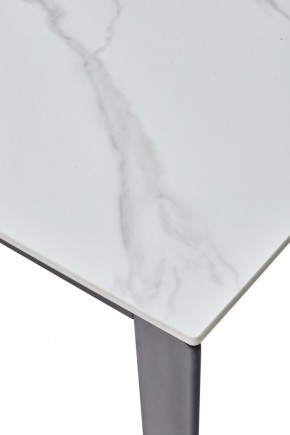 Стол CORNER 120 MATT WHITE MARBLE SOLID CERAMIC / BLACK, ®DISAUR в Верхней Пышме - verhnyaya-pyshma.ok-mebel.com | фото 8