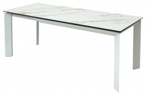 Стол CREMONA 160 KL-188 Контрастный мрамор / белый каркас, ®DISAUR в Верхней Пышме - verhnyaya-pyshma.ok-mebel.com | фото 3