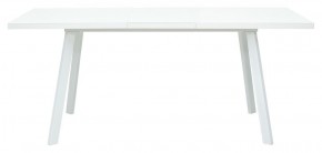Стол ФИН 120 Белый, стекло/ Белый каркас М-City в Верхней Пышме - verhnyaya-pyshma.ok-mebel.com | фото 2