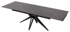 Стол FORIO 160 MATT BLACK MARBLE SOLID CERAMIC / BLACK, ®DISAUR в Верхней Пышме - verhnyaya-pyshma.ok-mebel.com | фото 5