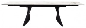 Стол IVAR 180 MARBLES KL-188 Контрастный мрамор, итальянская керамика, ®DISAUR в Верхней Пышме - verhnyaya-pyshma.ok-mebel.com | фото 2