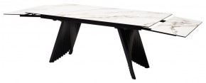 Стол IVAR 180 MARBLES KL-188 Контрастный мрамор, итальянская керамика, ®DISAUR в Верхней Пышме - verhnyaya-pyshma.ok-mebel.com | фото 9