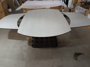 Стол LORENS 150 TL-58 поворотная система раскладки, испанская керамика / Темно-серый, ®DISAUR в Верхней Пышме - verhnyaya-pyshma.ok-mebel.com | фото 2