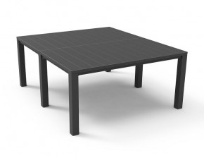 Стол раскладной Джули (Julie Double table 2 configurations) Графит в Верхней Пышме - verhnyaya-pyshma.ok-mebel.com | фото 3