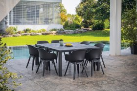 Стол раскладной Джули (Julie Double table 2 configurations) Графит в Верхней Пышме - verhnyaya-pyshma.ok-mebel.com | фото 6