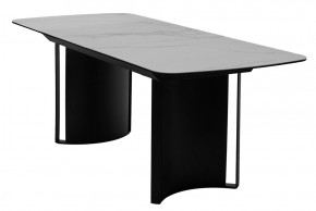 Стол RASMUS 160 TL-45 Белый мрамор, испанская керамика / черный каркас, ®DISAUR в Верхней Пышме - verhnyaya-pyshma.ok-mebel.com | фото 4
