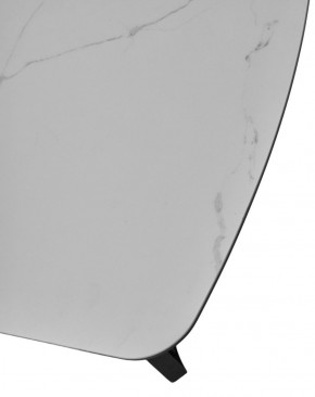 Стол RASMUS 160 TL-45 Белый мрамор, испанская керамика / черный каркас, ®DISAUR в Верхней Пышме - verhnyaya-pyshma.ok-mebel.com | фото 6