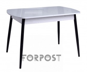 Стол раздвижной со стеклянной столешницей (BLACK, WHITE) в Верхней Пышме - verhnyaya-pyshma.ok-mebel.com | фото 3