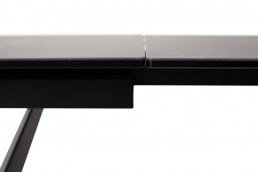 Стол RIETI 200 NERO KL-116 Черный мрамор матовый, итальянская керамика/ черный каркас, ®DISAUR в Верхней Пышме - verhnyaya-pyshma.ok-mebel.com | фото 3