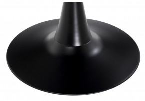 Стол стеклянный Tulip 90x74 black glass в Верхней Пышме - verhnyaya-pyshma.ok-mebel.com | фото 3