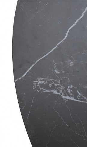 Стол TERNI 120 MATT BLACK MARBLE SOLID CERAMIC Черный мрамор матовый, керамика /Черн.каркас, ®DISAUR в Верхней Пышме - verhnyaya-pyshma.ok-mebel.com | фото 9