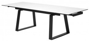Стол VASTO 180 MARBLES KL-99 Белый мрамор матовый, итальянская керамика/ черный каркас, ®DISAUR в Верхней Пышме - verhnyaya-pyshma.ok-mebel.com | фото 9