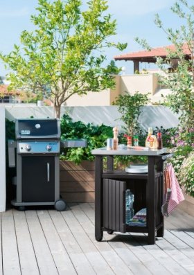 Столик для барбекю 105л (Unity 105L) графит в Верхней Пышме - verhnyaya-pyshma.ok-mebel.com | фото 2