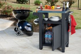 Столик для барбекю 105л (Unity 105L) графит в Верхней Пышме - verhnyaya-pyshma.ok-mebel.com | фото 4