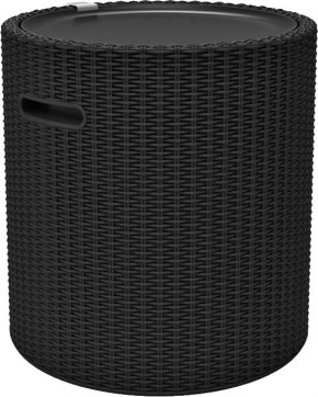 Столик-холодильник Кул-Стул (Cool stool) графит в Верхней Пышме - verhnyaya-pyshma.ok-mebel.com | фото 2