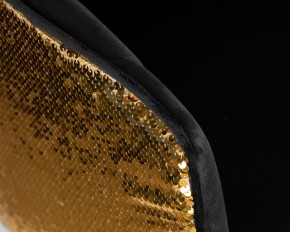 Стул барный DOBRIN DARCY GOLD SHINY, черный велюр с золотыми пайетками в Верхней Пышме - verhnyaya-pyshma.ok-mebel.com | фото 8