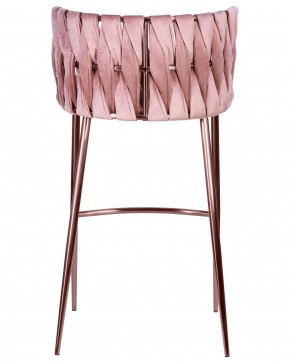 Стул барный DOBRIN EMMA ROSE GOLD, розовый велюр (VF-10) в Верхней Пышме - verhnyaya-pyshma.ok-mebel.com | фото 5
