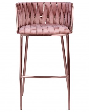 Стул барный DOBRIN EMMA ROSE GOLD, розовый велюр (VF-10) в Верхней Пышме - verhnyaya-pyshma.ok-mebel.com | фото 6