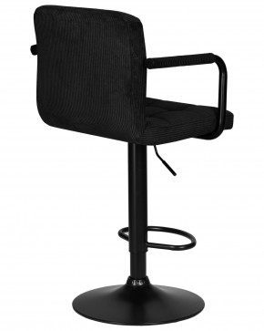 Стул барный DOBRIN KRUGER ARM BLACK, черный вельвет (LAR-E2041-52) в Верхней Пышме - verhnyaya-pyshma.ok-mebel.com | фото 4