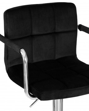 Стул барный DOBRIN KRUGER ARM, черный велюр (MJ9-101) в Верхней Пышме - verhnyaya-pyshma.ok-mebel.com | фото 7